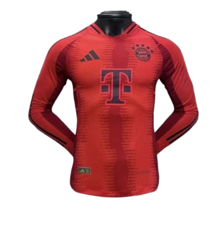 24-25 Bayern Munich Home Player Version Long Sleeve