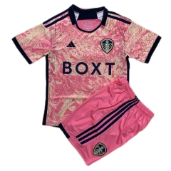 Kids Leeds United 2023/24 Third Kit Jersey+Shorts