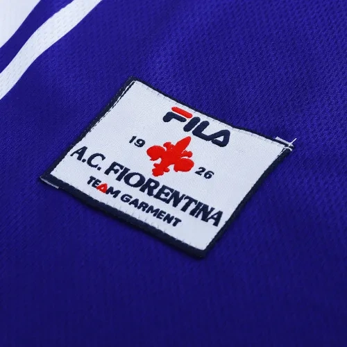 Fiorentina BATISTUTA #9 RUI COSTA #10    1999/00 Retro Jersey Home