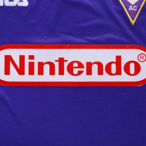 Fiorentina RUI COSTA #10 BATISTUTA #9 Retro 1998/99 Jersey Home