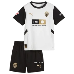 Kids Valencia Home Kits(Jersey+Shorts) 2024-25
