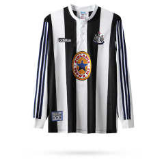 Newcastle United Retro Jersey Home Long Sleeve 1995-97