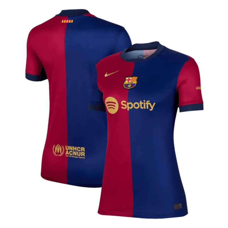 Women's Barcelona Home Jersey Custom Shirt 2024-25
