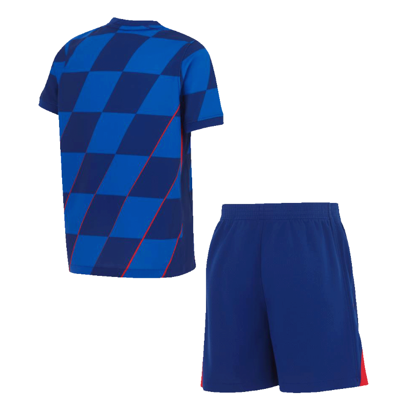 Men's Croatia Nation Away Kit(Jersey+Shorts) Euro 2024