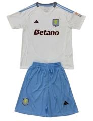 Kids Aston Villa Away Kits(Jersey+Shorts) 24-25