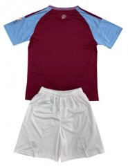 Kids Aston Villa Home Kits(Jersey+Shorts) 24-25