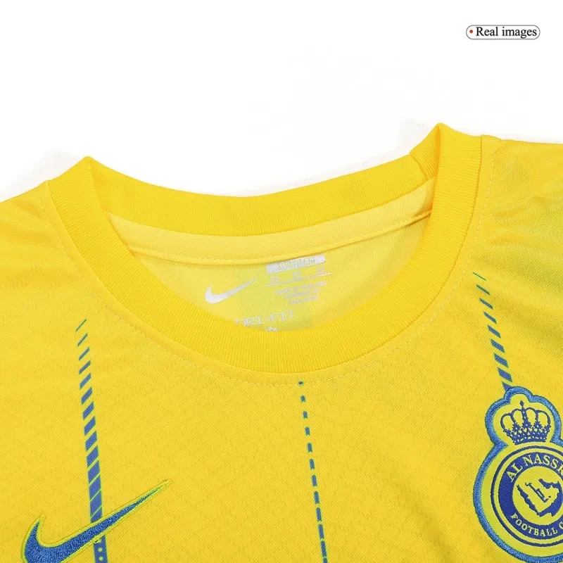 Kids Al Nassr  2023/24 Home Kit Jersey+Shorts