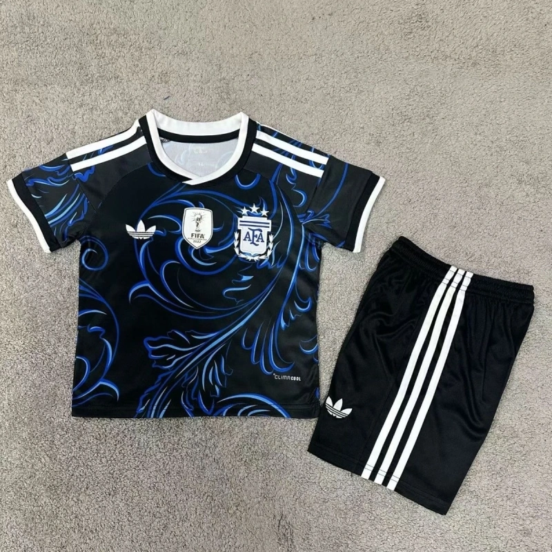Argentina World Cup 2026 Away Kids Kit & Jersey + Shorts Fan Version
