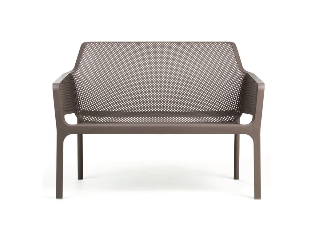 Net outdoor bench