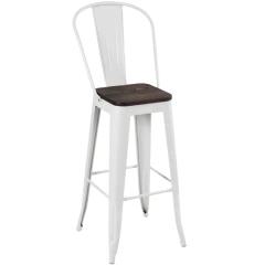 White - Dark rustic wood