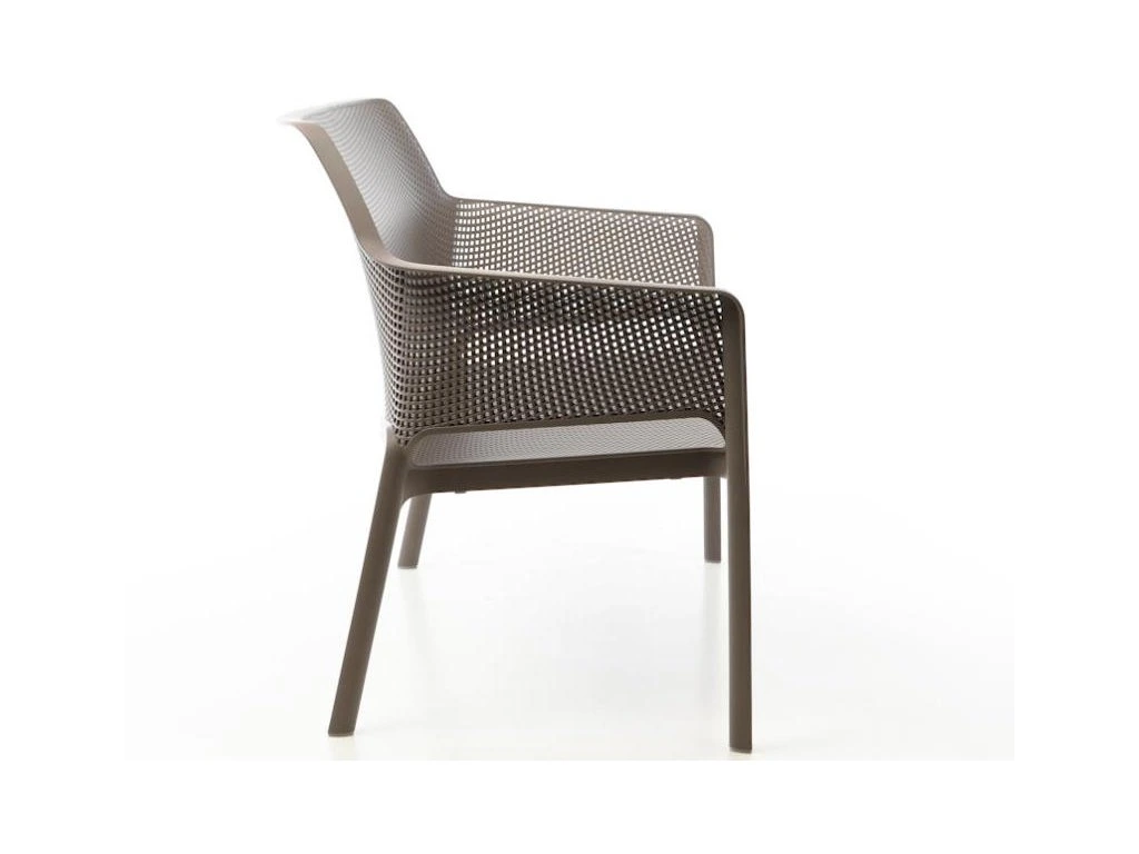Net outdoor bench