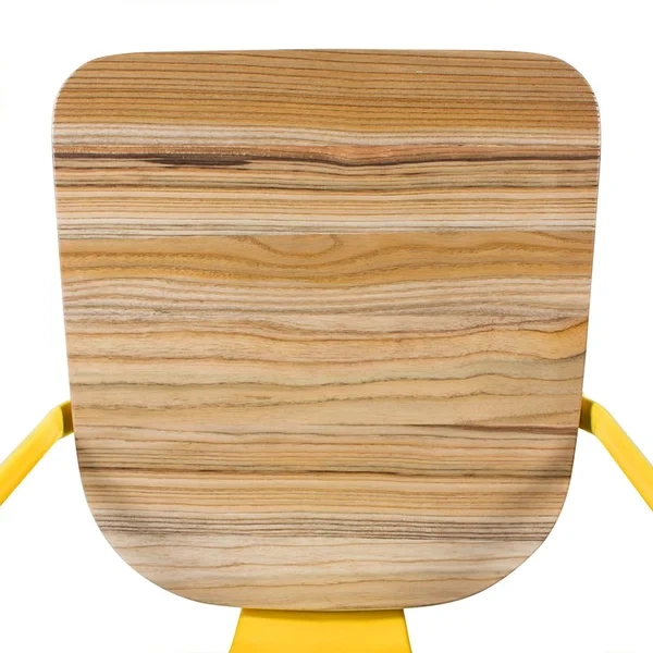 Tolix chairs with wooden seat