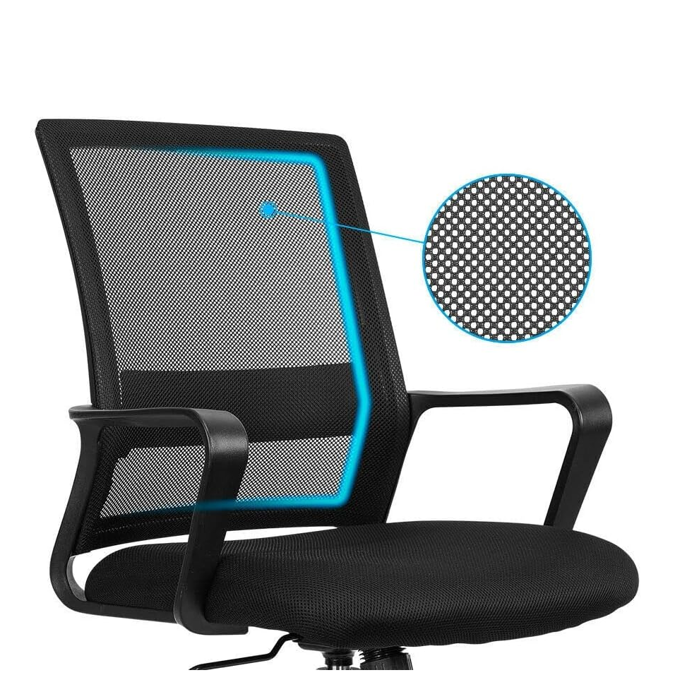 Mesh Swivel Chair Ergonomic Executive Adjustable Height Swivel Office Chair