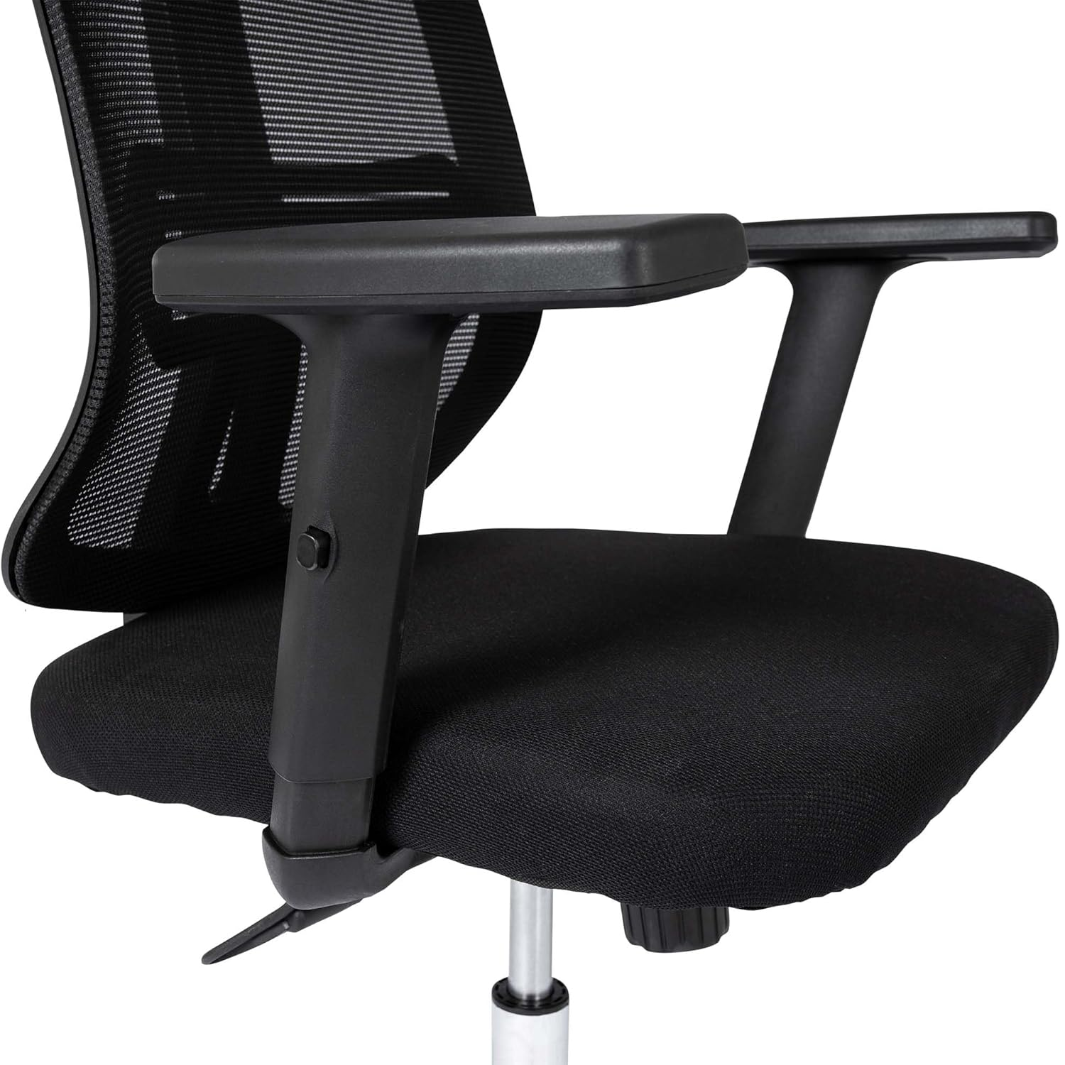 Black Mesh Office Chair With Head Rest