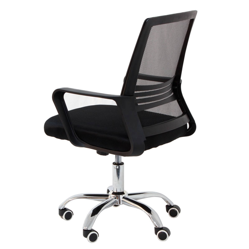 Best Office Ergonomic Mid Back Mesh Chair with Arms Adjustable Swivel Lumbar Support