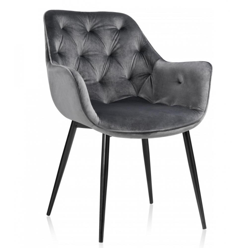Dining chairs with Velvet Thick Padded Upholstered Kitchen Tub Chair