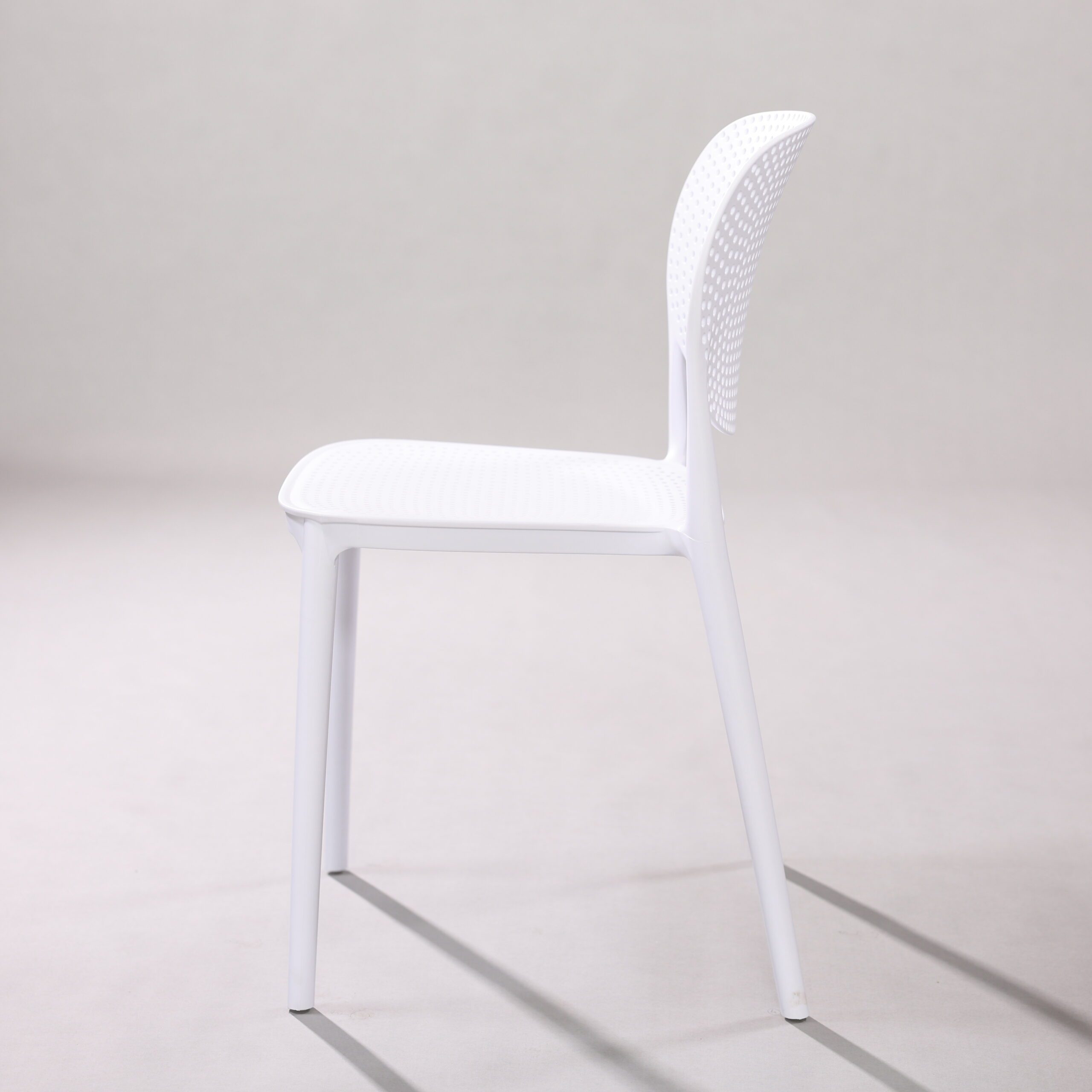 Nordic home plastic dining chair