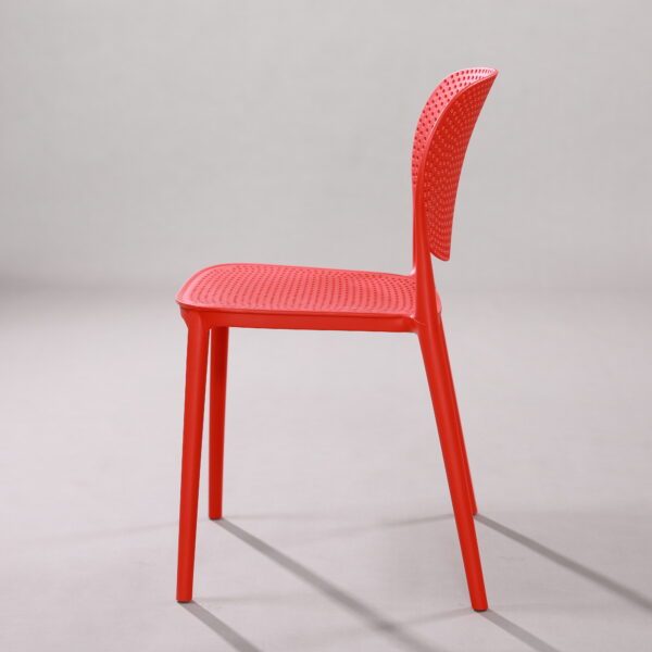 Nordic home plastic dining chair