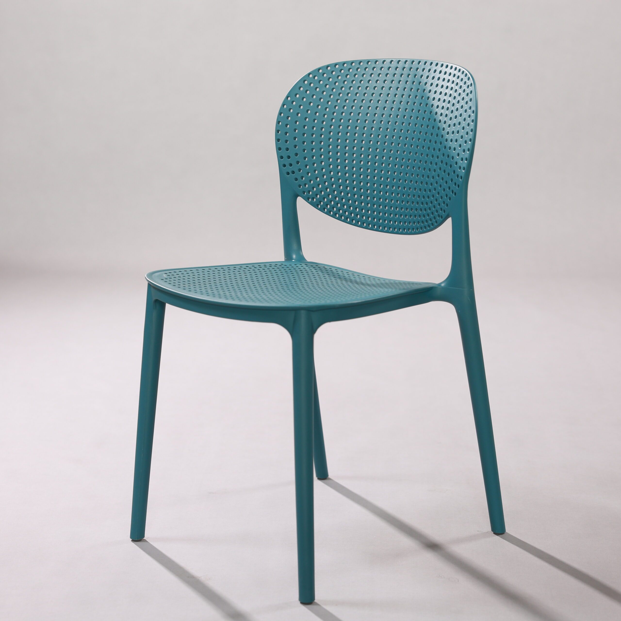 Nordic home plastic dining chair