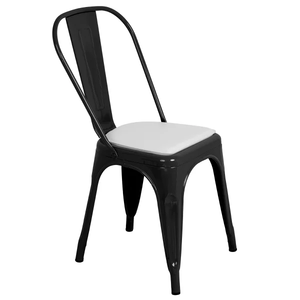 Tolix chairs with magnetic pad