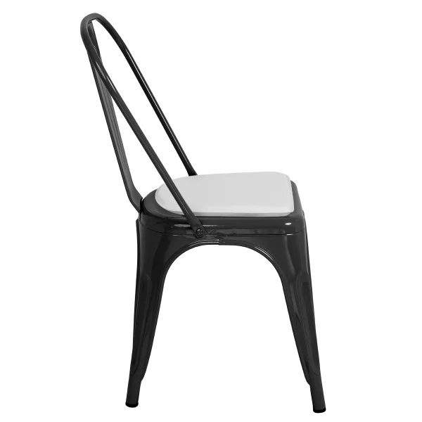 Tolix chairs with magnetic pad