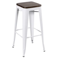 White - Dark rustic wood