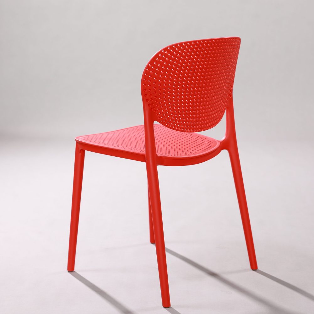 Nordic home plastic dining chair