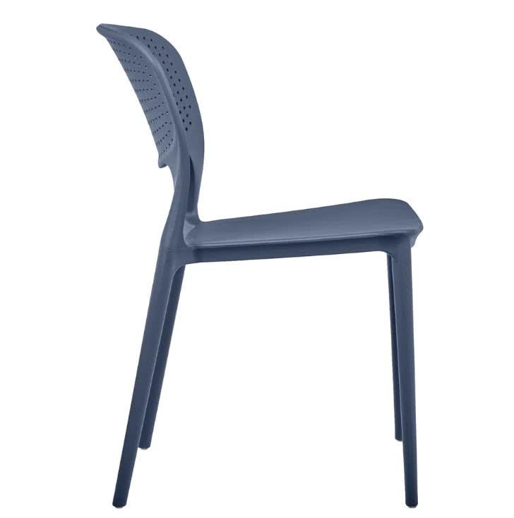 Air plastic dining chair