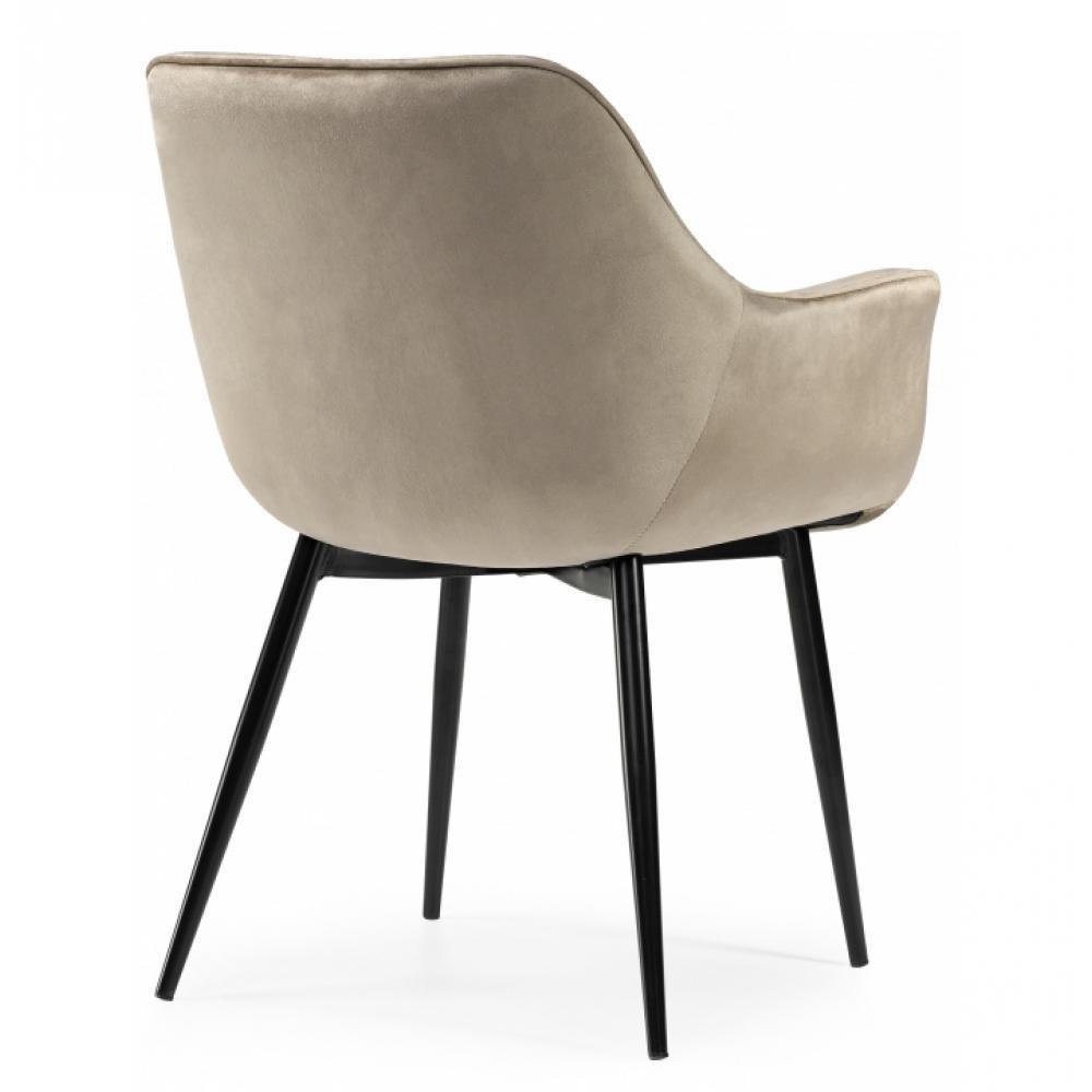 Dining chairs with Velvet Thick Padded Upholstered Kitchen Tub Chair