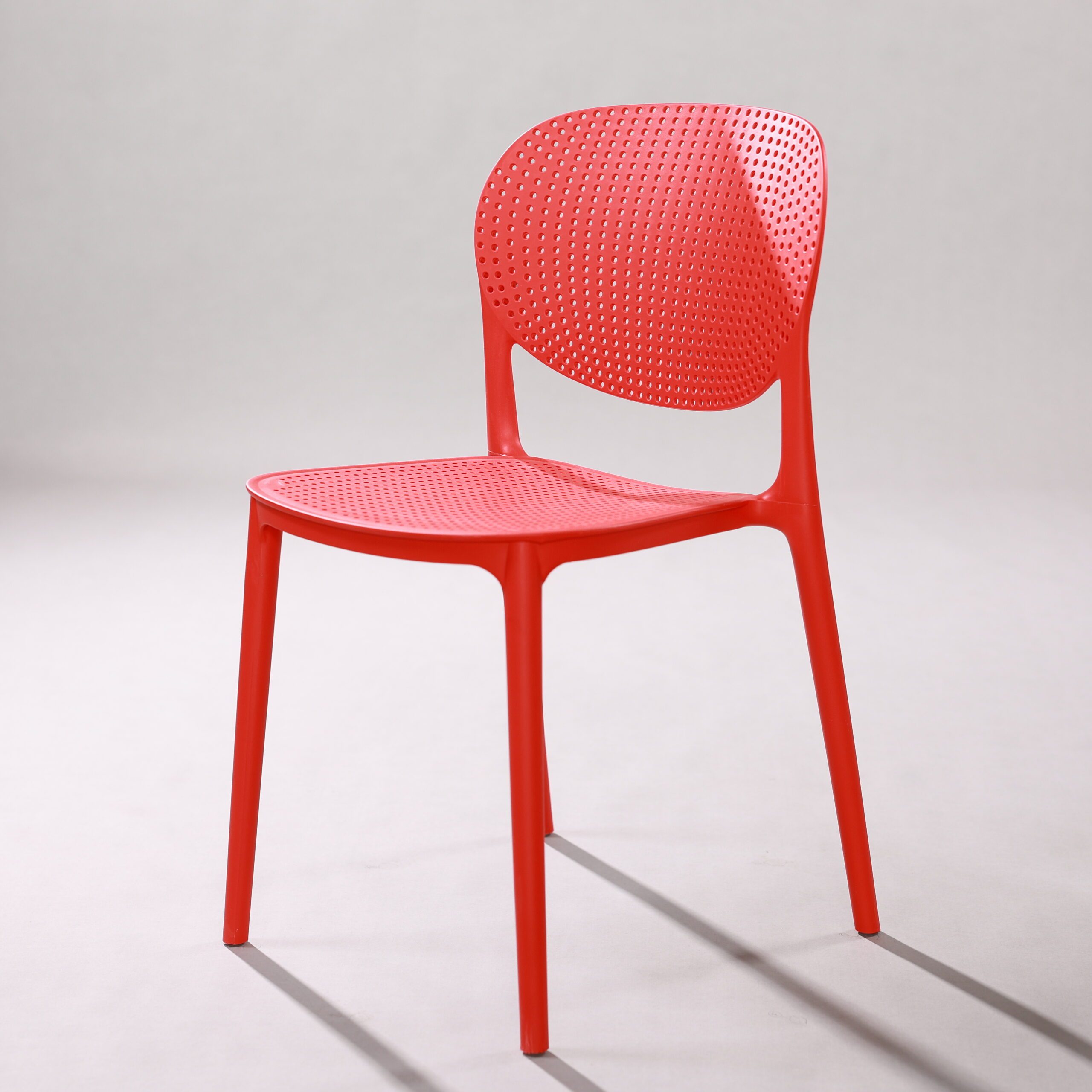 Nordic home plastic dining chair