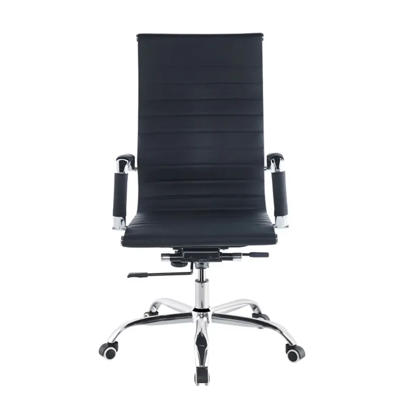High Back Executive Computer Desk Chair Lumbar Comfortable Swivel PU Leather Office Chair