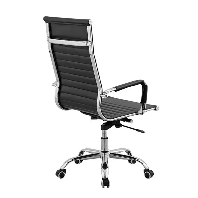 High Back Executive Computer Desk Chair Lumbar Comfortable Swivel PU Leather Office Chair