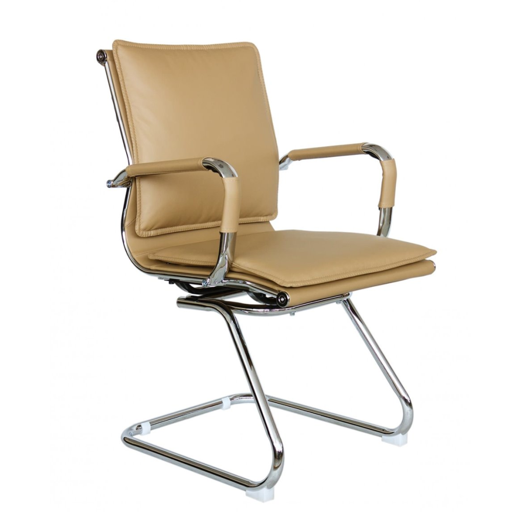 Luxury Middle Back Home Office Furniture Cassic Leather Armrest Computer Office Visitors Chair