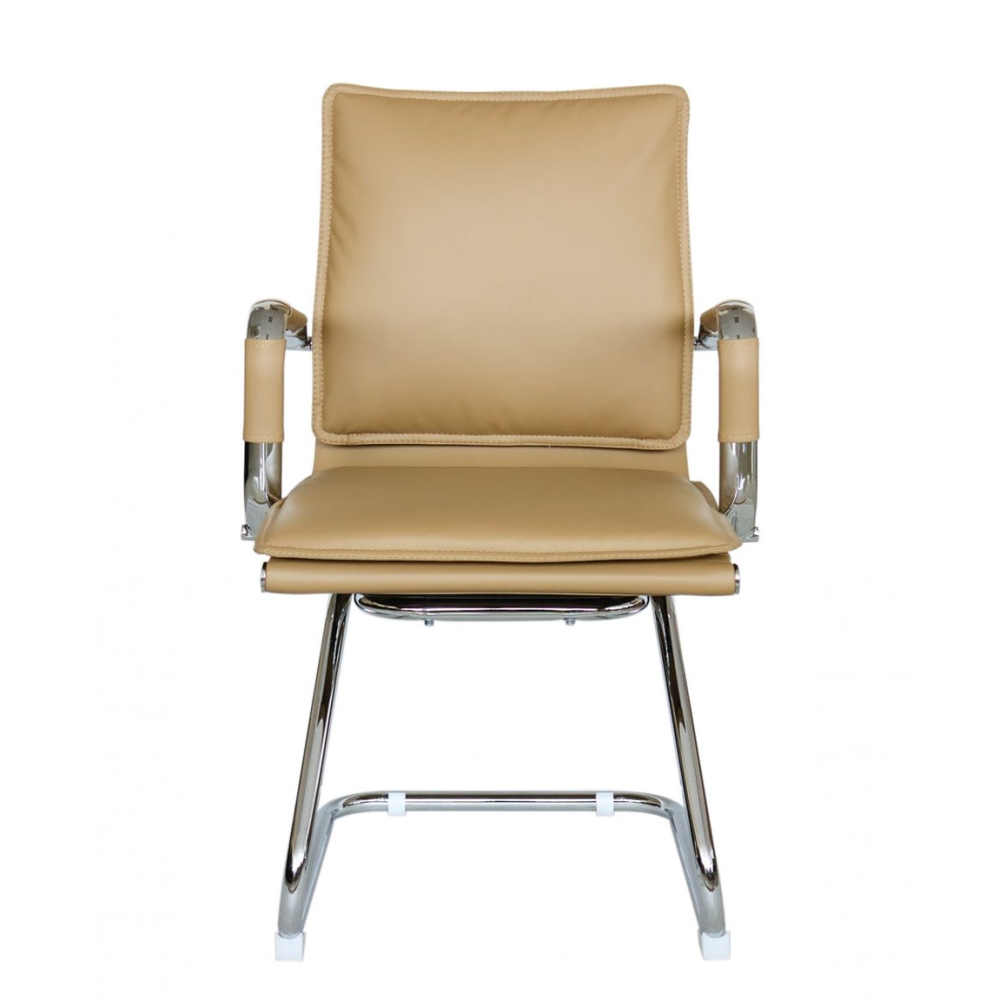 Luxury Middle Back Home Office Furniture Cassic Leather Armrest Computer Office Visitors Chair