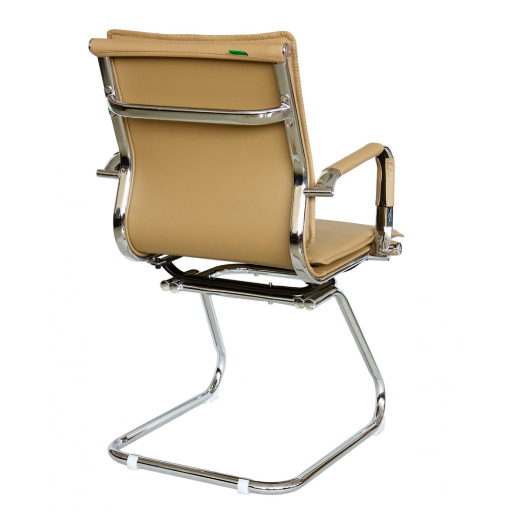 Luxury Middle Back Home Office Furniture Cassic Leather Armrest Computer Office Visitors Chair