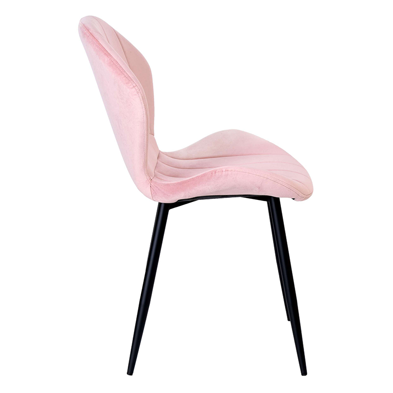 Kitchen Breakfast and Dinner Chairs with Velvet Soft Lounge Chair