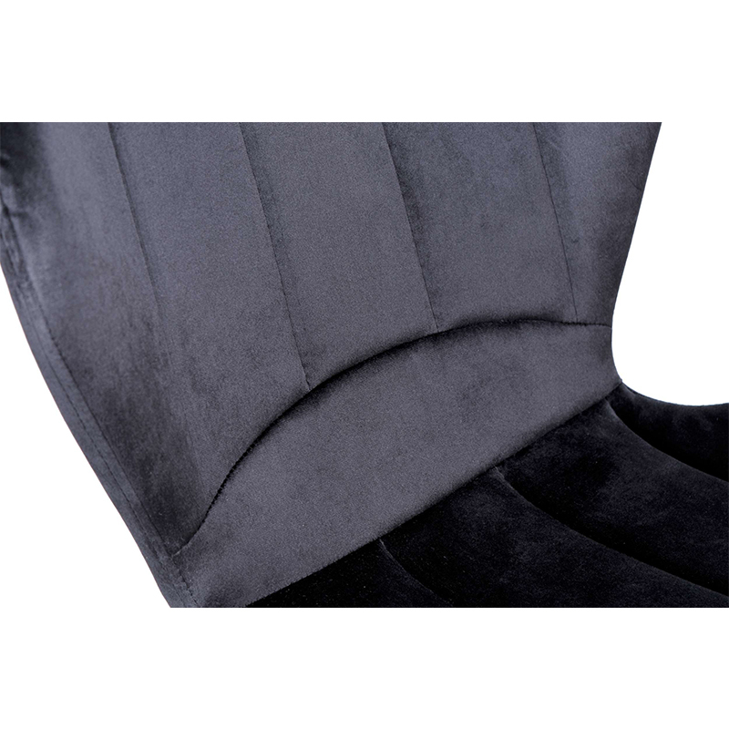 Kitchen Breakfast and Dinner Chairs with Velvet Soft Lounge Chair