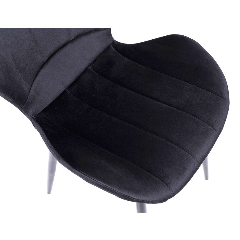 Kitchen Breakfast and Dinner Chairs with Velvet Soft Lounge Chair