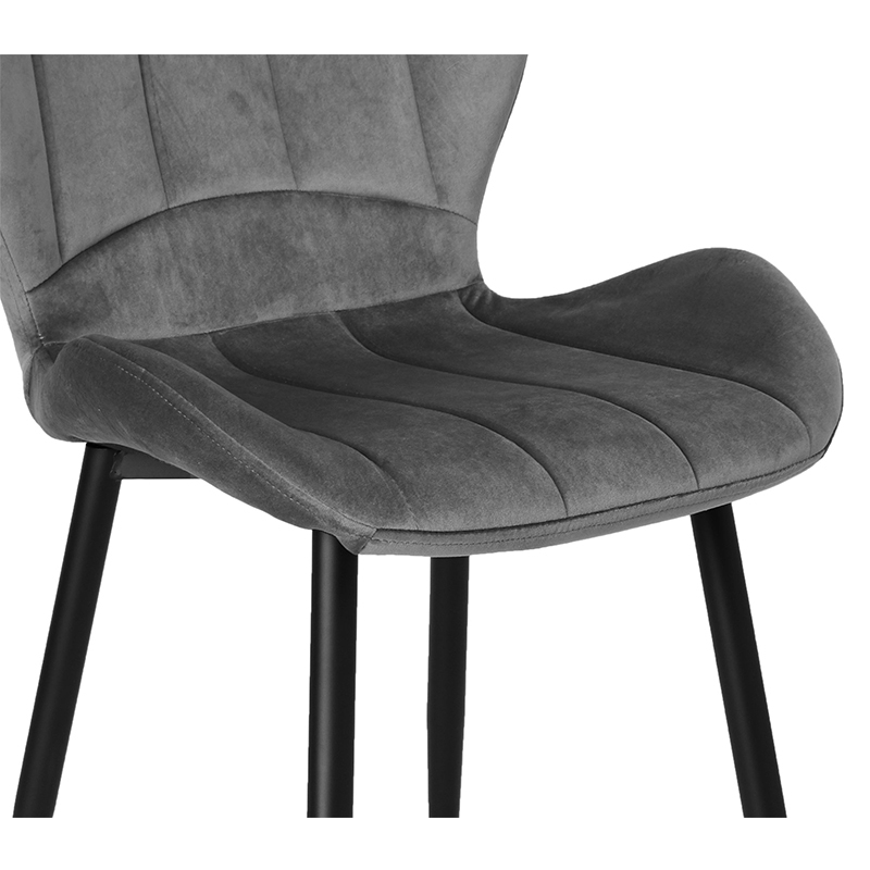 Kitchen Breakfast and Dinner Chairs with Velvet Soft Lounge Chair