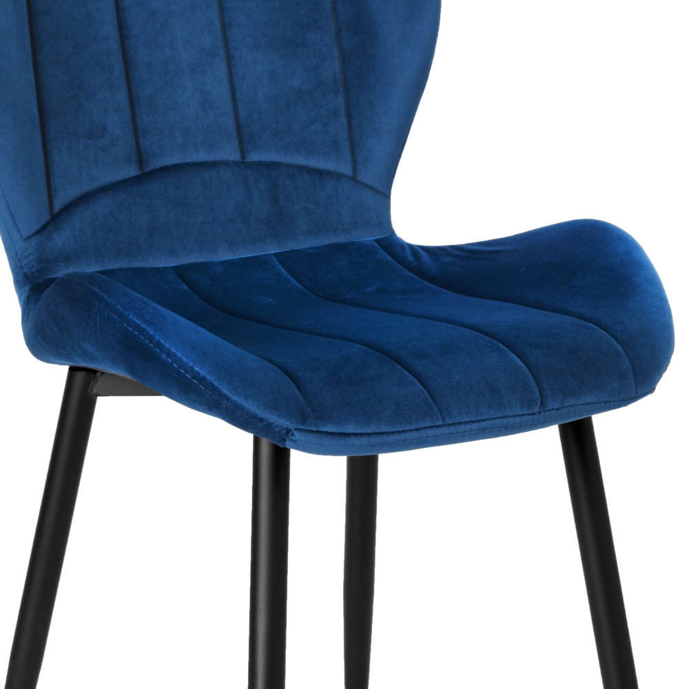 Kitchen Breakfast and Dinner Chairs with Velvet Soft Lounge Chair