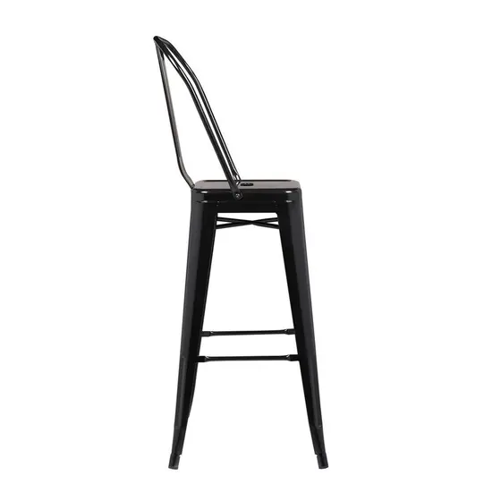 High Back Tolix Stool