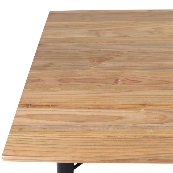 Tolix Wood Table 80X80cm