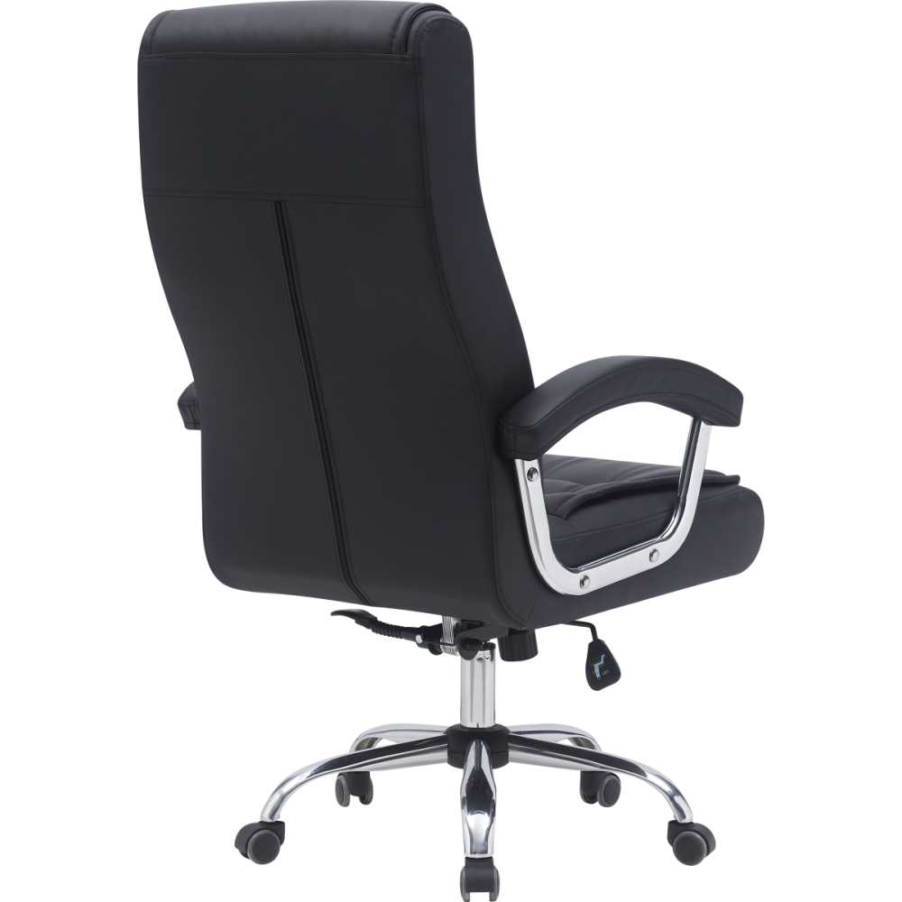Executive Adjustable Leather High Back Desk Chair Padded Armrest