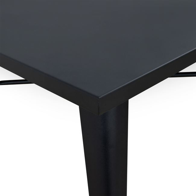 Metal Tolix Table 80X80cm