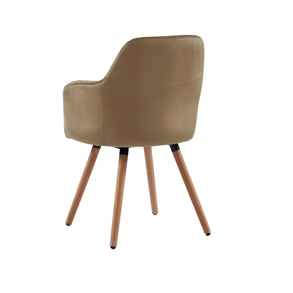 Modern Fabric Dinning Armrest Accent Chair