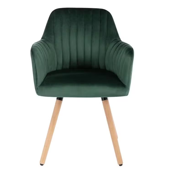 Modern Fabric Dinning Armrest Accent Chair