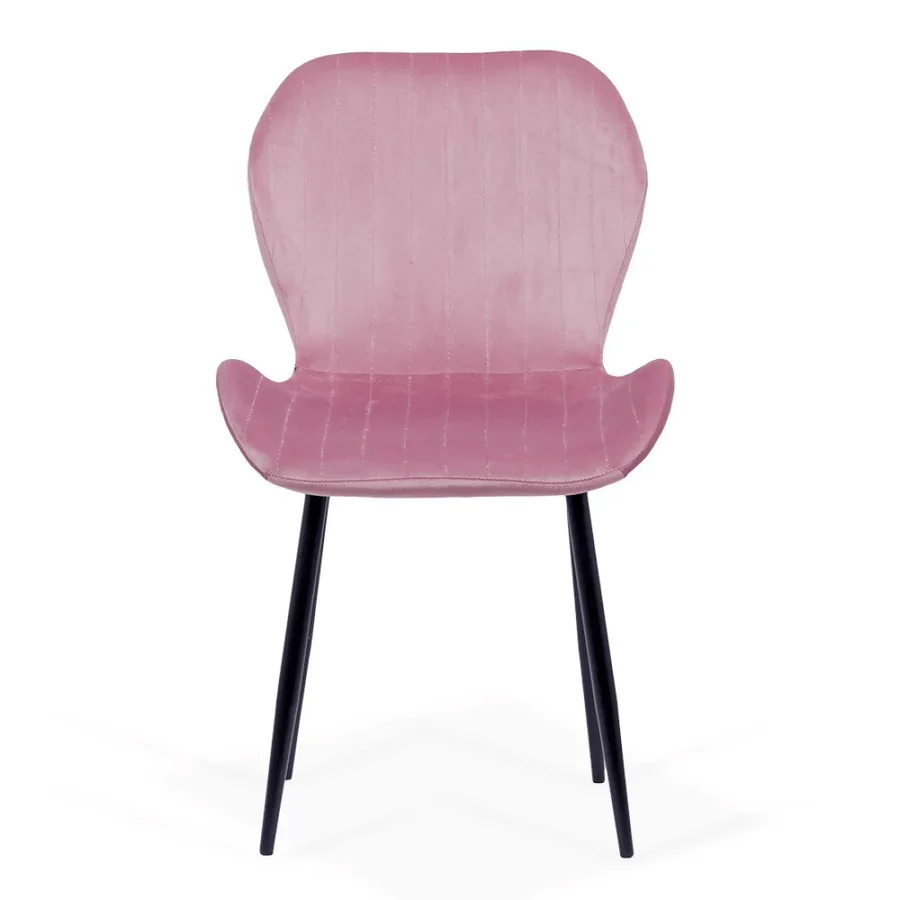 Living room chair velvet black frame