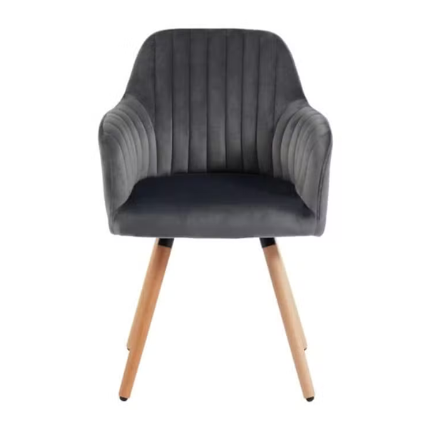 Modern Fabric Dinning Armrest Accent Chair