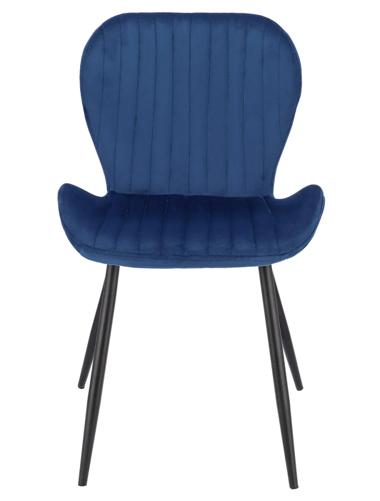 Living room chair velvet black frame