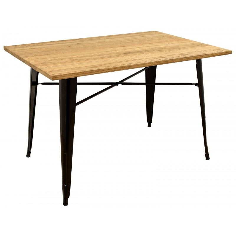 Wood Tolix Table 120X80cm